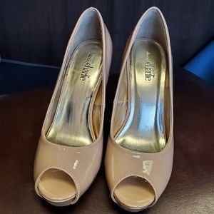 Charming Charlie Taupe High Heels